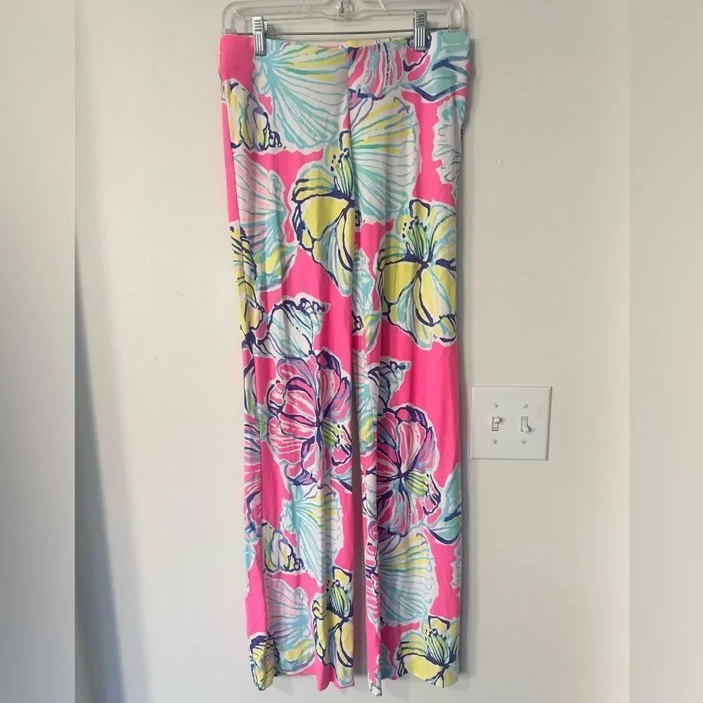 Lilly Pulitzer Middleton Palazzo Wide-Leg Pants S